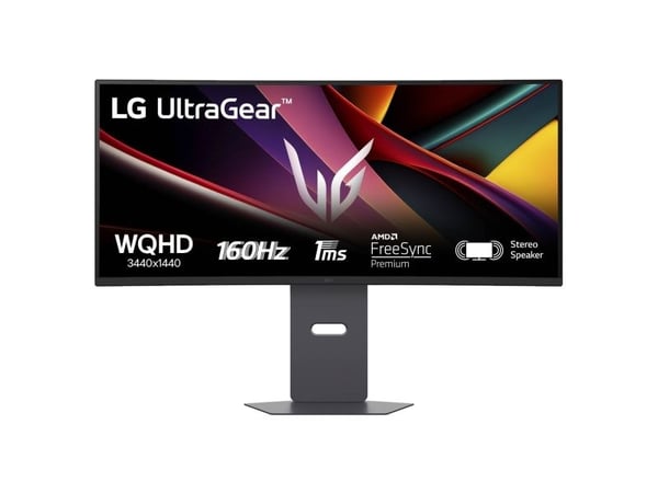 LG UltraGear 34G600A-B - LED-skjerm - gaming - kurvet - 34" - 3440 x 1440 UWQHD @ 160 Hz - VA - 300 cd/m² - 4000:1 - HDR10 - 1 ms - 2xHDMI, Display...