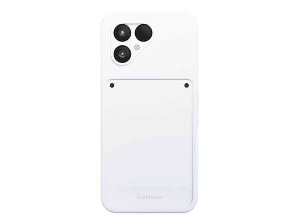 Fairphone - Baksidesskydd för mobiltelefon - plast - molnvit - för Fairphone (Gen. 6)