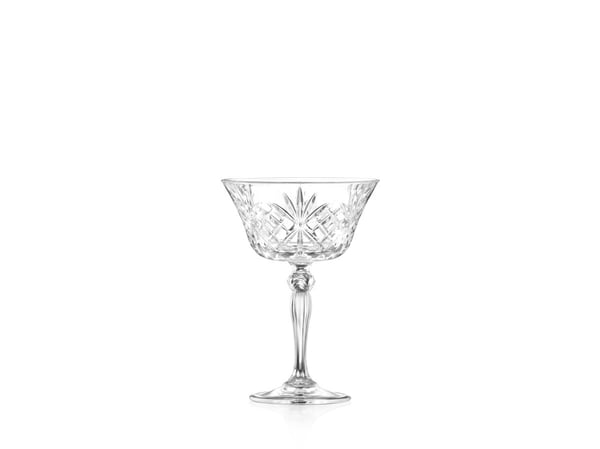 Champagneglas Kristalli samppanjalasit RCR MELODIA, 260 ml, 6 kpl.