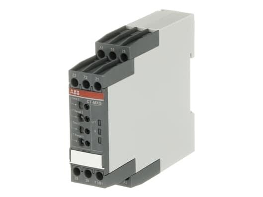 ABB CT-MXS.22S, Aikaviiverele, Harmaa, IP20, IP50, CAN/CSA C22.2 No.14 IEC/EN 63000 IEC/EN 61812-1 UL 508, 24-240 V, 50/60 Hz