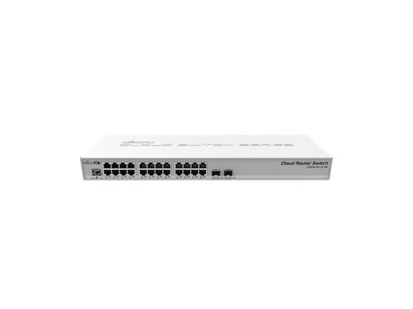 MikroTik | Cloud Router Switch CRS326-24G-2S+RM | Managed L3 | Rackmonterad | Gigabit Ethernet (koppar)-kontakter antal 24 | SFP+-kontakter antal 2...