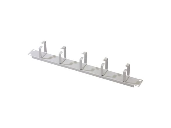 Digitus DN-19 ORG-1U - Kabelstyringsplate for styreskap - RAL 7035 - 1U - 48,3 cm (19")
