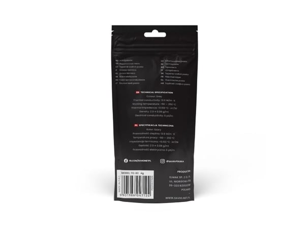 Termisk pasta Savio Glacier TG-03 4g (SAVGTG-GLACIER TG-03 4G)
