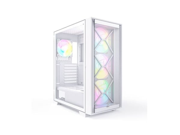 Montech AIR 1000 Premium, Midi-Tower, Tempered Glass - weiß