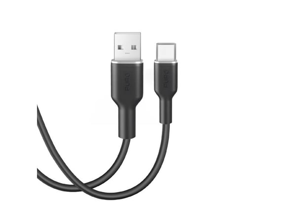 Puro USB-A - USB-C 1,5 m USB-kaapeli Musta (PUR675)