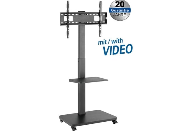 myWall HP 108, 190,5 cm (75"), 200 x 200 mm, 600 x 400 mm, -35 - 35°, Stål, Sort