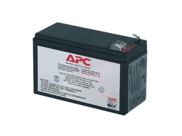 APC APCRBC106, Forseglet blysyre (VRLA), 1 stykker, Svart, RoHS, 2,5 kg, 102 mm