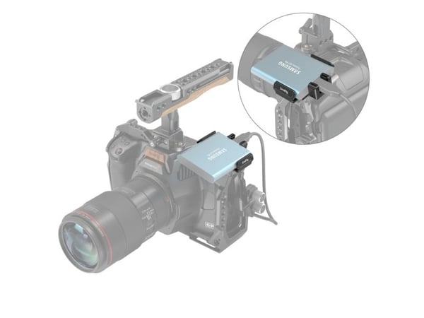 SmallRig 3272, SSD-beslag, Sort, Aluminium, Rustfrit stål, 1/4-20", Samsung T5/T7 SSD, 57 mm