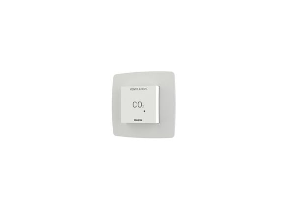 DUCO CO2-rumsensor med styrning RF/kabel, vit