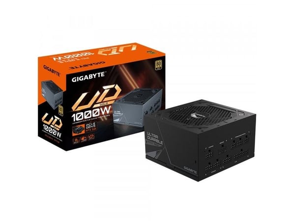 Gigabyte UD1000GM PG5 V2 - Strømforsyning (intern) - ATX12V 3.1/ EPS12V - 80 PLUS Gold - AC 100-240 V - 1000 watt - aktiv PFC