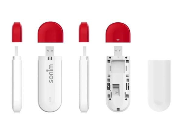 Sonim W100, Mobilnettverksmodem, Rød, Hvit, Bærbar, Status, 802.11b, 802.11g, Wi-Fi 4 (802.11n), 3G, 4G
