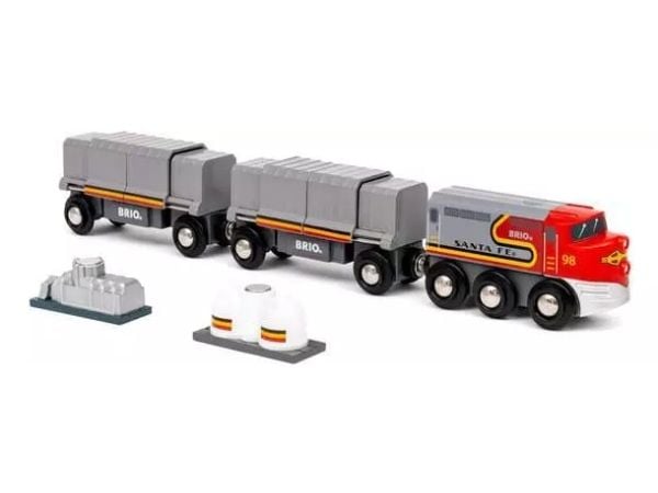 BRIO World Santa Fe Train - Trains of the World, Tog, 3 år, Flerfarget