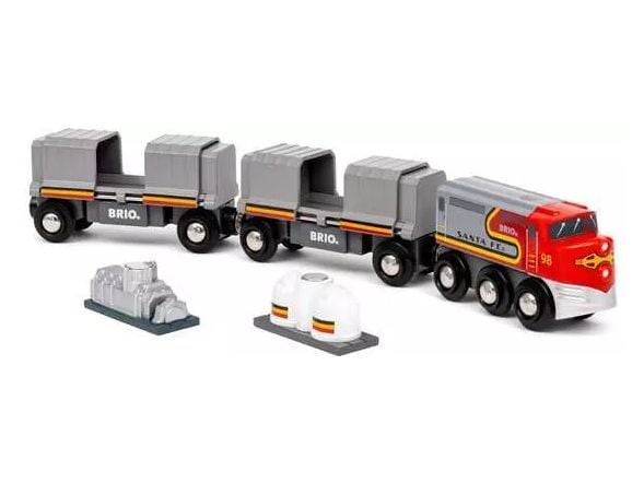 BRIO World Santa Fe Train - Trains of the World, Tog, 3 år, Flerfarget