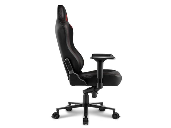 Sharkoon SGS30, Universal gamingstol, 150 kg, 200 cm, Svart, Aluminium, Svart