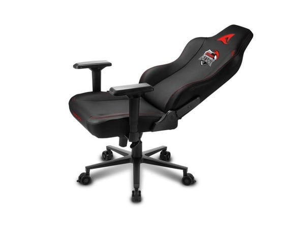 Sharkoon SGS30, Universal gamingstol, 150 kg, 200 cm, Svart, Aluminium, Svart