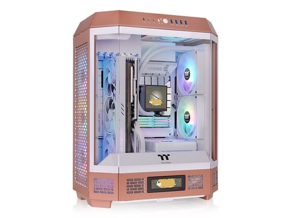 Thermaltake The Tower 600, Midi Tower, PC, Mokka, ATX, Micro ATX, Mini-ITX, SPCC, Herdet glass, Spilling
