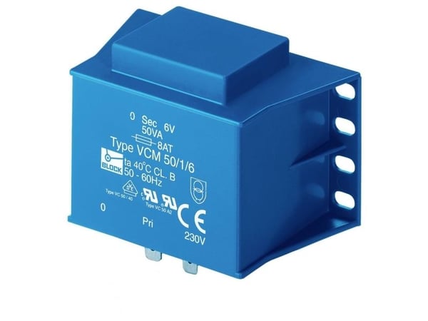 Block VCM 25/2/12 printtransformator 1 x 230 V 2 x 12 V/AC 25 VA 1,04 A