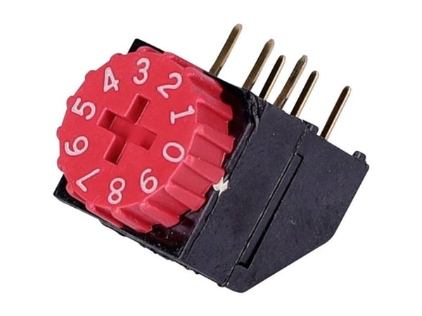 TE Connectivity 1-1825008-4 TE AMP rotations-DIP-switchar, 1 st