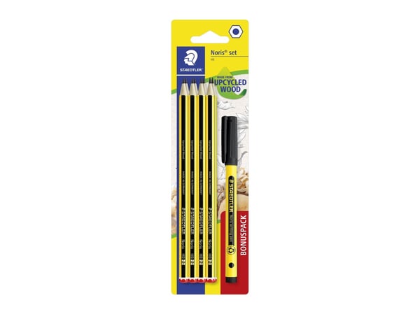 STAEDTLER Noris blyanter HB svart/gul 1 sett (120 SBK8P2)