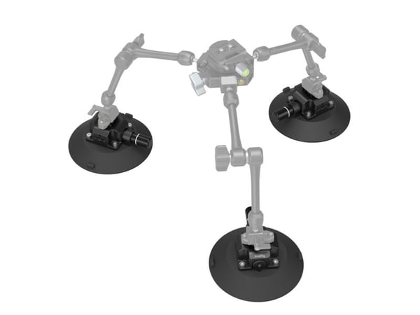 SmallRig 4114, Sugekoppmontering, Sort, Akrylonitril-butadien-styren (ABS), Aluminium, Nitrilbutadiengummi (NBR), Rustfritt stål, 1/4-20, 3/8-16", ...