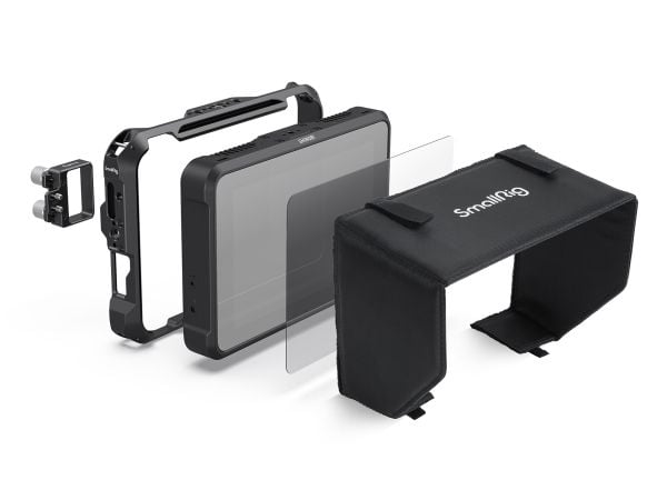 SmallRig 3456, Kameran näytön suojaverkko, musta, Alumiini, Lasi, Nailon, Atomos, 1 pari(a), Shinobi 7 SmallRig 3456, Kameran näytön suojaverkko, musta, Alumiini, Lasi, Nailon, Atomos, 1 pari(a), Shinobi 7