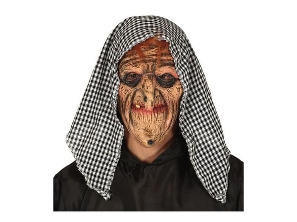 Heksemaske med hætte