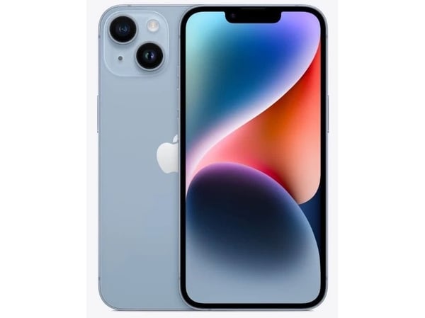 Renoverad Apple iPhone 14 128GB (blå) - skick grad B
