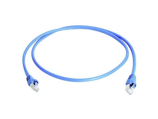 Telegärtner 100008031, 0,25 m, Cat6a, S/FTP (S-STP), RJ-45, RJ-45, sininen