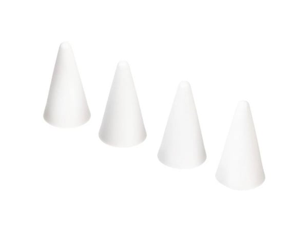 Tucano MA-STYTIPW, Tupp, Hvit, Acetal, 4 stykker