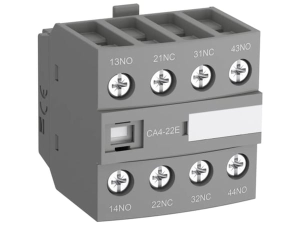 ABB CA4-22E apukytkin 1 kpl 2 x rajakytkin, 2 x katkaisijakytkin
