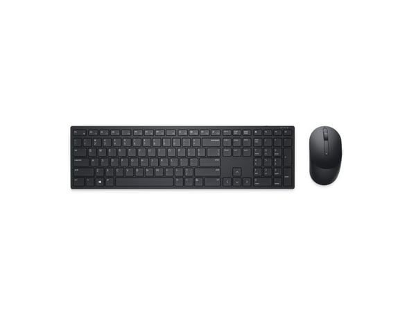 DELL KM5221W, Fullstor (100 %), Trådlös, RF Trådlös, Svart, Mus inkluderad