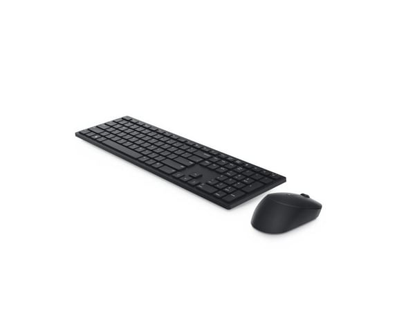 DELL KM5221W, Full størrelse (100 og), Trådløs, RF kabel-fri, Sort, Mus inkludert