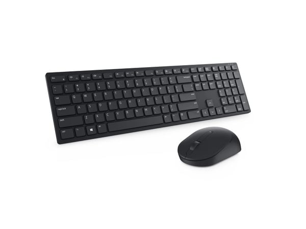 DELL KM5221W, Full størrelse (100 og), Trådløs, RF kabel-fri, Sort, Mus inkludert