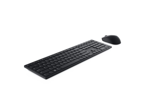 DELL KM5221W, Full størrelse (100 og), Trådløs, RF kabel-fri, Sort, Mus inkludert