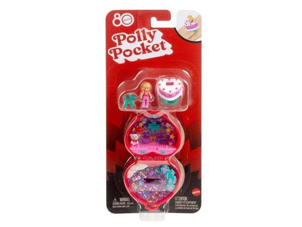 Polly Pocket 80th Anniversary sormuksen kanssa