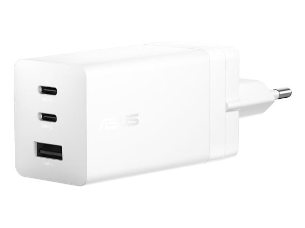 ASUS AC100-03 - Strømadapter - USB-C, GaN - AC 100-240 V - 100 watt - hvit