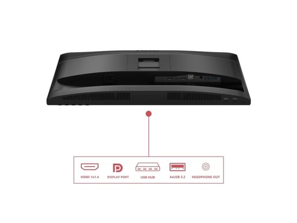 AOC E4 24E4CV, 60,5 cm (23.8"), 1920 x 1080 pixlar, Full HD, LED, 4 ms, Svart