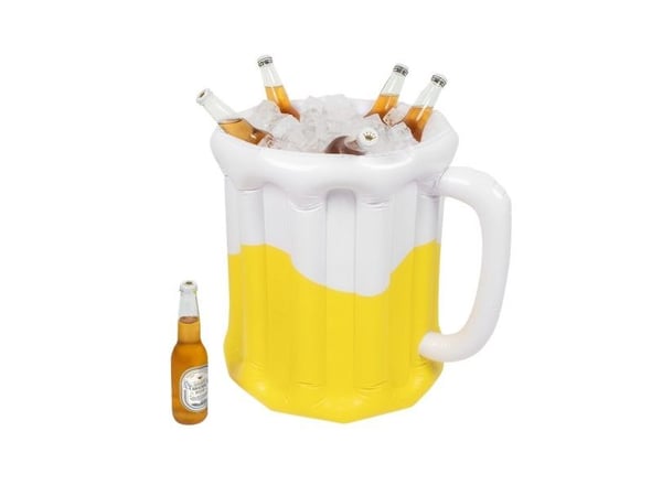 Uppblåsbar ölglas-kylare, 46 cm