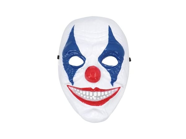 Läskig clownmask