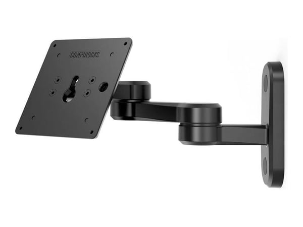 Compulocks VESA Swing Arm Mount - Monteringssats (svängbar arm) - för surfplatta - stål - svart - under skåpet, inre vägghörn, yttre vägghörn - för...