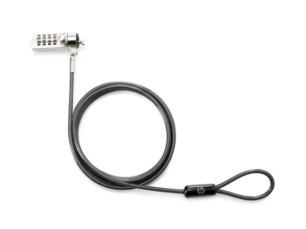 HP Essential Combination Lock - Lås för säkerhetskabel - 1.22 m