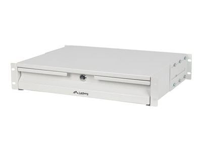 Lanberg - Racklåda skåp - grå, RAL 7035 - 2U - 19"