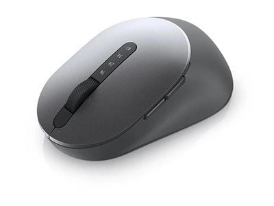 Dell Pro Plus MS5320W - Mus - optisk - 7 knapper - trådløs - 2.4 GHz, Bluetooth 5.0 - titangrå - med 3 års Advanced Exchange Service
