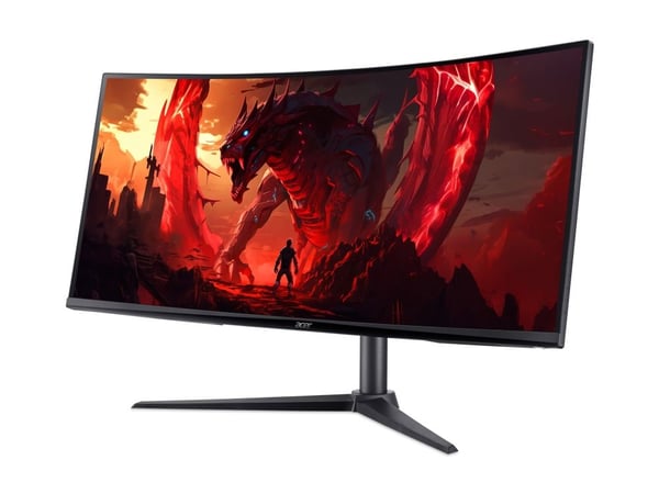 Acer Nitro XZ340CU J0bmiiphx - XZ0 Series - LCD-skärm - spel - böjd - 34" - 3440 x 1440 UWQHD - 250 cd/m² - HDR10 - 1 ms - 2xHDMI, DisplayPort - hö...