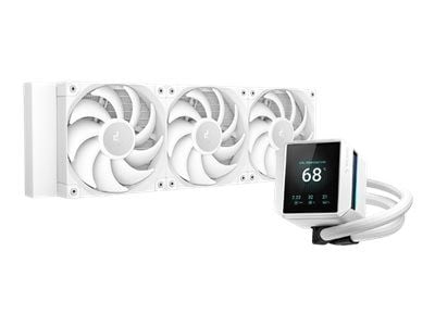 Deepcool MYSTIQUE 360 WH - Kylsystem med vätska till processorn - Elementstorlek: 360 mm - (för: LGA1851, LGA1700, LGA1200, LGA1151, LGA1150, LGA11...