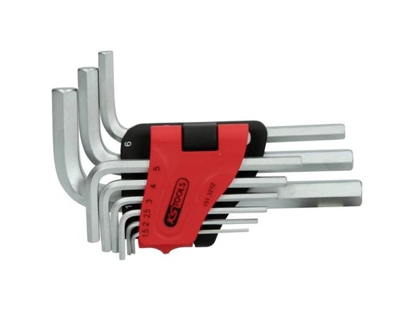 KS Tools 151.3212, 9 stykker, Kromvanadiumstål, DIN ISO 2936, 434 g