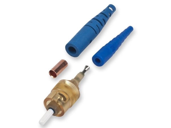 Corning 95-200-51, ST, Hankontakt, Stickpropp, OS2, Blå, Single mode