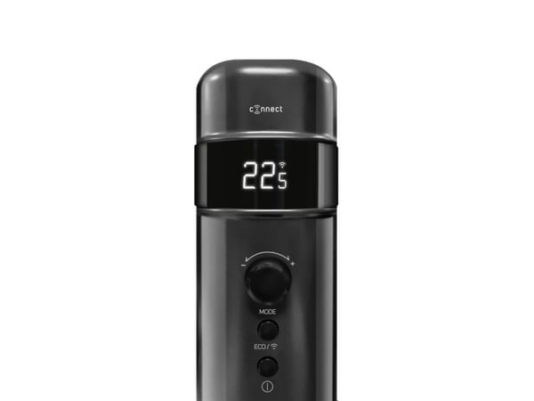 Taurus 935074000, Viftedrevet elektrisk romvarmer, Android, iOS, Innendørs, Gulv, Sort, LED