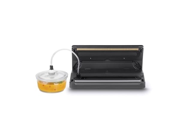 Caso VR 390 advanced, Musta, Ruostumaton teräs, -800 mbar, Muovi, Ruostumaton teräs, 30 cm, 110 W, 220 - 240 V