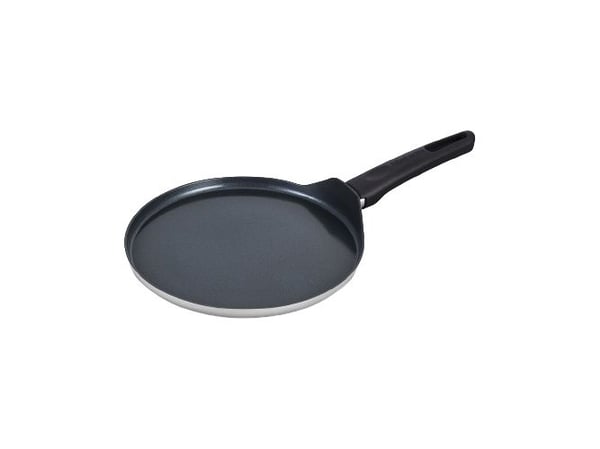 Brabantia Indu+, Rund, Pannekakepanne, Grå, Keramisk, Aluminium, Keramisk, Elektrisk, Gass, Induksjon